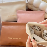 PU Leather Shrapnel Storage Bag - Waterproof, Dustproof - Snap Storage Bag - Portable Organizer Pouc