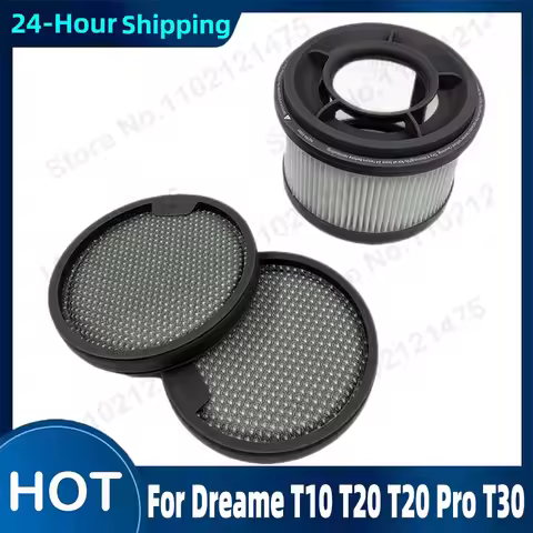 Original HEPA Filter Accessories For Dreame T10 T20 T20 Pro T30 T30 Neo Filters Set Robot Vacuum Cle