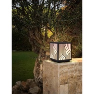 Greenlux Oriental Square Gate Post Light  8990 400mm E27 Gate Ligh