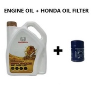 New Packing Honda 10W-30 Mineral 10W30 4L Engine Oil with Honda Oil Filter (1pcs)