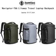 TOMTOC Navigator-T66 Liteway Travel Laptop Backpack 28/40l Premium Grade For 13-16"