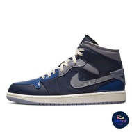 [ของแท้ ส่งฟรี PRE-ORDER] NIKE AIR JORDAN 1 MID SE CRAFT [400OBSIDN/WHT] MDR8868 25.5cm