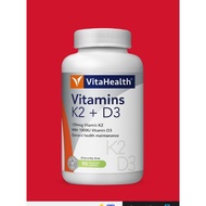 VITAHEALTH VITAMINS K2 + D3