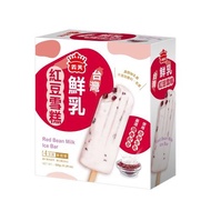 【冷凍店取－義美】台灣鮮乳紅豆雪糕（４支裝）(８０ｇ＊４支／盒)