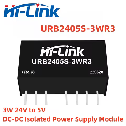 Hi-Link 3W 3.3V/5V/9V/12V/15V/24V URB2405S-3WR3 URB2412S-3WR3 URB2424S-3WR3 DC-DC Power Supply Modul