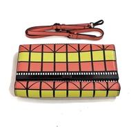 ORIGINAL Charles & KEITH ORANGE Black Clutch - Orange Yellow Black White Handbag - PRELOVED BRANDED 