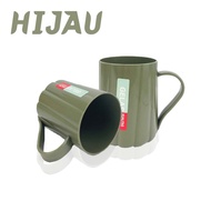 Gelas Plastik Gagang anti panas / Mug Plastik Gagang