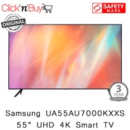 Samsung UA55AU7000KXXS 55 Inch UHD 4K Smart TV. Crystal Processor 4K. PurColour Technology. Bezeless Design. Safety Mark Approved. 3 Year Warranty.