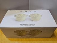 SMEG Mini Cocottes 陶瓷 迷你鍋 2件套