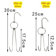 COMBO of 10 CHICKEN, DUCK, AND MEAT HOOKS IN DUCK