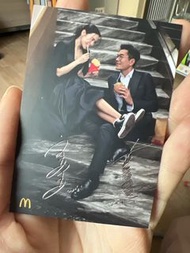 麥當勞簽名卡 古天樂 宣萱