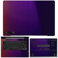 SopiGuard Sticker Skin for 2021 2020 ASUS ROG Zephyrus G14 Edge-to-Edge Vinyl Decal Wrap Include Top
