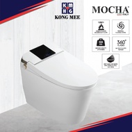Mocha Italy High Quality Intelligent Water Closet Jamban Toilet Bowl Mangkuk Tandas Duduk 马桶 Toilet Seat Water Closet