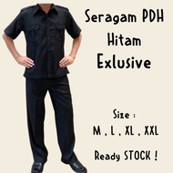 Seragam PDH PDL Driver Security Guru Hitam Pria