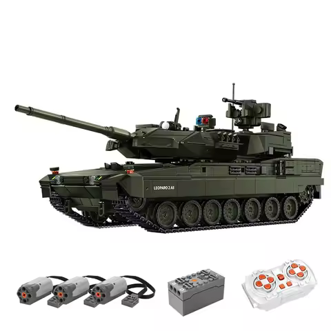 IN STOCK MOC Military German Leopard 2A8 Main Battle Tank Building Blocks Bricks Assembling Toys for