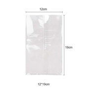 100 Pcs Stik Kayu Es Krim Stick Kreasi Polos Kantong Plastik Transparan Popsicle Ice Cream DIY Maina