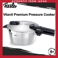 Fissler Vitavit Premium Pressure Cooker with Simple Pressure Indicator, Gas and IH Compatible, Quiet