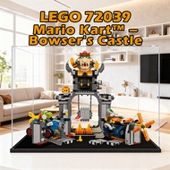 LEGO 72039 Mario Kart Bowser Castle Acrylic Display Box Kotak Pameran Penyimpanan Figur Dust Proof 手