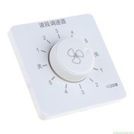 amonoqa Type 86 Ceiling Fan Speed Adjuster Concealed Speed Controller 5-speed Adjust