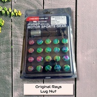 Original💯RAYS Lug NUTS & LOCK SET. NUT 20pc + Socket 2pc