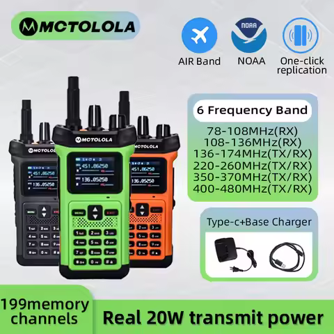 MOTOLOLA MT-628 20W walkie talkie VHF UHF ultra-high frequency dual band long-distance walkie talkie