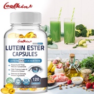 Coolkin Lutein Esters, Lutein DHA Zeaxanthin, Supports All Three Macular Carotenoids - High Potency 