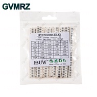 0201 0402 0603 0805 1206 1% 5% SMD Resistor Assorted Kit 1R-1M 10K 100K 1K 100R Resistance Set DIY