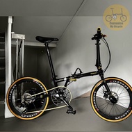 FGFD Fnhon Gust 22 ”• 9 SpeedsShimano • Litepro Aero • Schwalbe One • Foldable Foldie Folding Bike Bicycle • 20" 451
