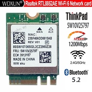 WiFi6 wireless network card Realtek RTL8852AE 5W10V25797 802.11AC/AX BT5.2 For Lenovo 100W 300W M70a