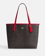 Coach 手袋 👜CITY 經典 SIGNATURE 托特手袋