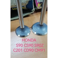 HONDA S90 CS90 S90Z C201 CD90 CM91 NOS NITTAN JAPAN INLET & EXHAUST VALVE SET MADE IN JAPAN