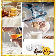 【Epichomez】 IKEA 365+ (6 in 1 set) Glass Clear Glass 18 cl Dessert Glass Cawan Pudding Gelas Kaca