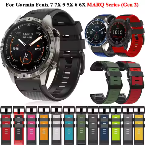 Correa For Garmin MARQ Athlete Adventurer Golfer Captain Aviator Epix Gen 2 Strap Quickfit 22mm 26mm