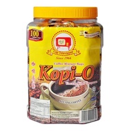 Kluang Black Coffee Kopi O Cap Televisyen (100 Sachets)