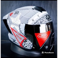 Helmet Handsome PackageJS Armor || Helmet solid motif & colorJS Armor - JS armor half face solid sni