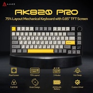 Ajazz AK820/AK820Pro Gaming Mechanical Keyboard Bluetooth 5.1/Wireless/C-Wired Customized Keyboard w