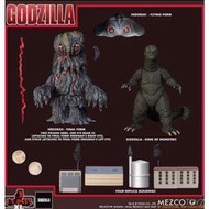 「玩具爽雙」缺貨 MEZCO 5 Points XL 哥吉拉 1971 黑多拉 VS 哥吉拉 寶箱組