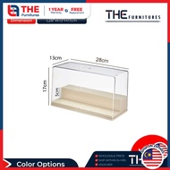 THE L28-35cm Transparent Doll Toys Display Storage Box Large Capacity Model Storage Rack