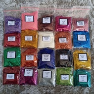 MERAH HIJAU GLITTER Powder 8 GR 8gr gram Plastic GLITTER Retail Trinkets Powder Solid Powder Arts Cr