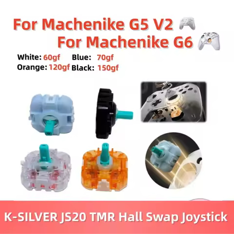 2-10pcs K-Silver JS20 TMR Hot Swap Joystick for Machenike G5Pro V2 G6Pro Game Controller TMR Joystic