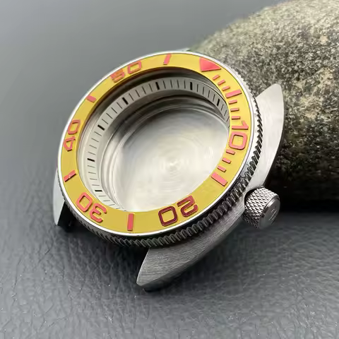 44mm Mod 6105 6309 Turtle Abalone Watch Case Fit NH35 NH36 4R Automatic Movement 20ATM Waterproof Me