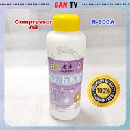 Heavy Duty Jinsheng R600A R-600A Refrigerator/Air Conditioner Compressor Oil R600 (500ml) GANTV