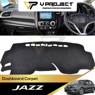 Honda Jazz Fit GK GK5 T5A 3rd Dashboard Carpet Instrument Pad Cover Meter Cover Anti Slip 2014 - 202