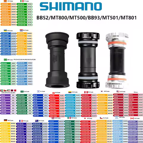 Shimano Bottom Bracket BB52 MT801 BB93 MT501 MT500 BSA Fits 68/73mm MT500 PA MT800 PA Press Fits 89.