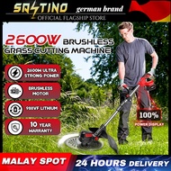 ✼SANTINO Mesin Rumput Cordless 2600W Brushless Grass Cutter Machine(Gean Brand 10Year Warranty)Grass Trimmer Lawn Mower✾
