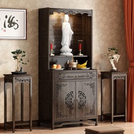 Get coupons🪁Buddha Shrine Clothes Closet Altar Household Buddha Cabinet Altar Shrine Economical Worship Table Altar Budd