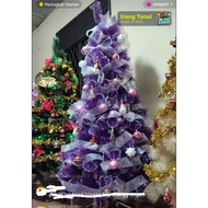 UNGU Purple Christmas tree 1.8m (6feet) complete as pictured