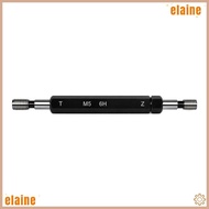 ELAINE Thread Plug Gauge, Black Steel Material Double Ends Thread Gauge, Durable 6H Tolerance M5x0.8