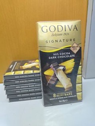 Godiva Signature 90% Dark Chocolate Mini Bars (8 pcs)