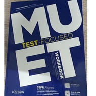 Buku Muet Left Click New Edition|CEFR Aligned |4 in 1 ,Lengkap Muet |Listening Writing Speaking Read